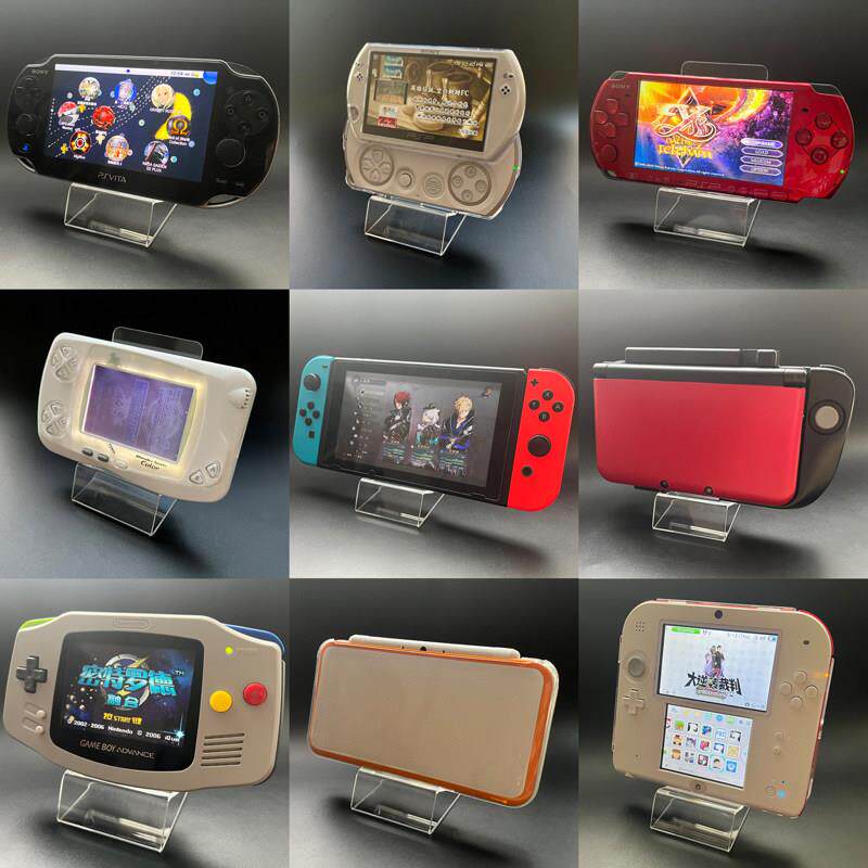 游戏机展示架GAMEBOY ns PSP psv GBA PSP 3DS 2DS 掌机展示支架