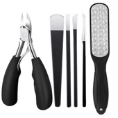 修脚刀套装 扬州三把刀去死皮甲沟鹰嘴钳嵌甲炎灰厚趾甲磨老茧工具