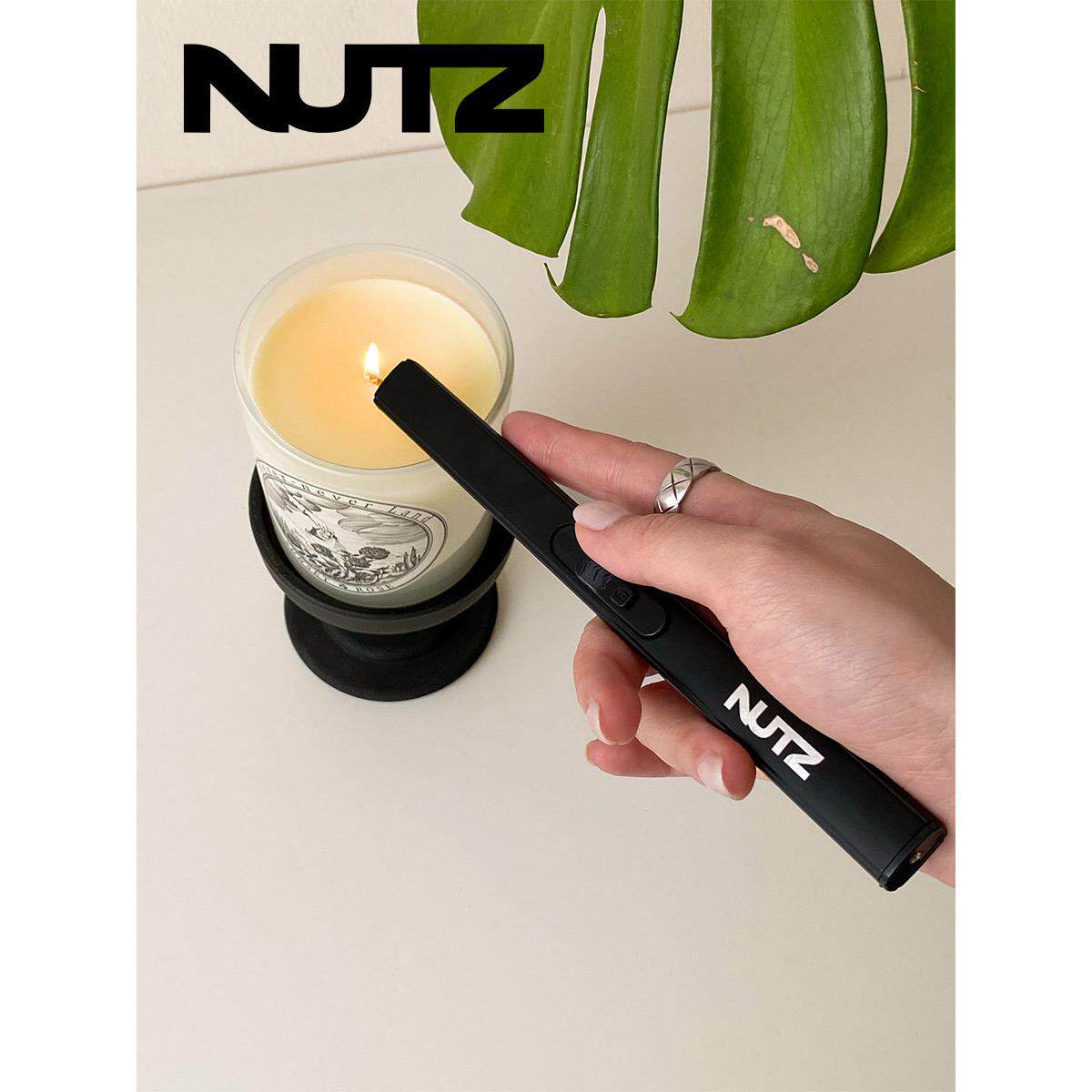 NUTZ香薰蜡烛脉冲点火器USB充电无明火点烛器超轻便携蜡烛工具