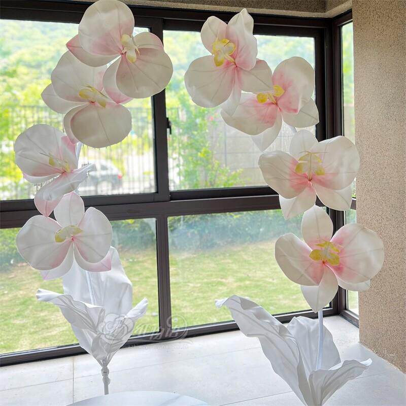 大型花防水海绵纸EVA泡沫棉蝴蝶兰手工diy手作材料包户外美陈装饰