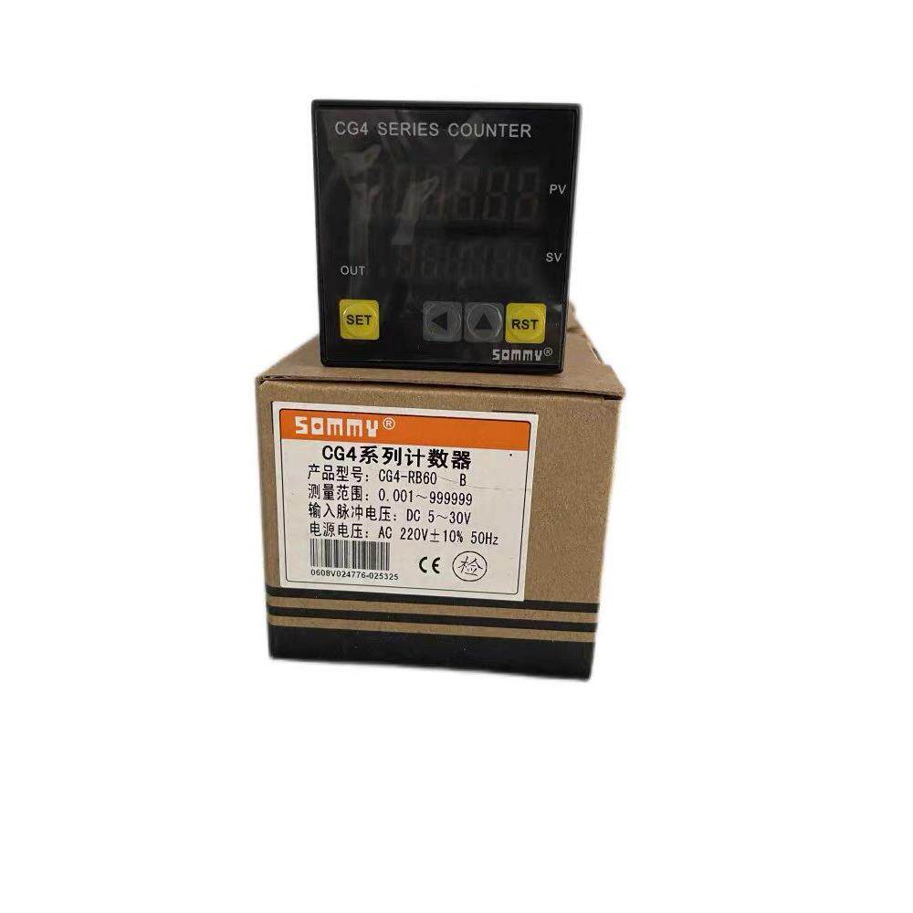 SOMMY松美CG4系列计数器CG4-RB60智能数显计米器CG4F-RB60