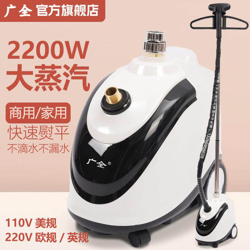 110V美规欧规英挂烫机家用商用服装店大蒸汽烫衣服蒸气熨斗立式熨