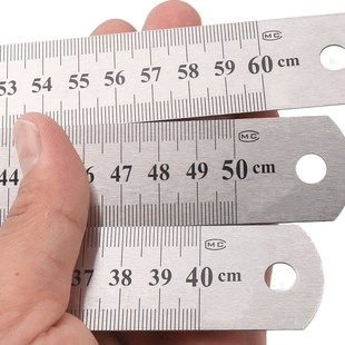 10把量贩装钢尺60cm五金学习设计工具尺直尺15cm 20cm 30cm 40cm