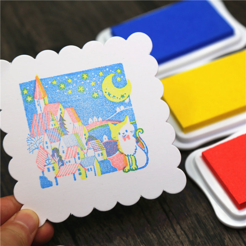 纸用印台手账相簿橡皮章婚礼手指画幼儿园剪贴明亮霓虹色印章印泥,文具电教/文化用品/商务用品,成品印章/学生用印/火漆,淘宝优惠券,粉丝福利购,淘宝优惠卷