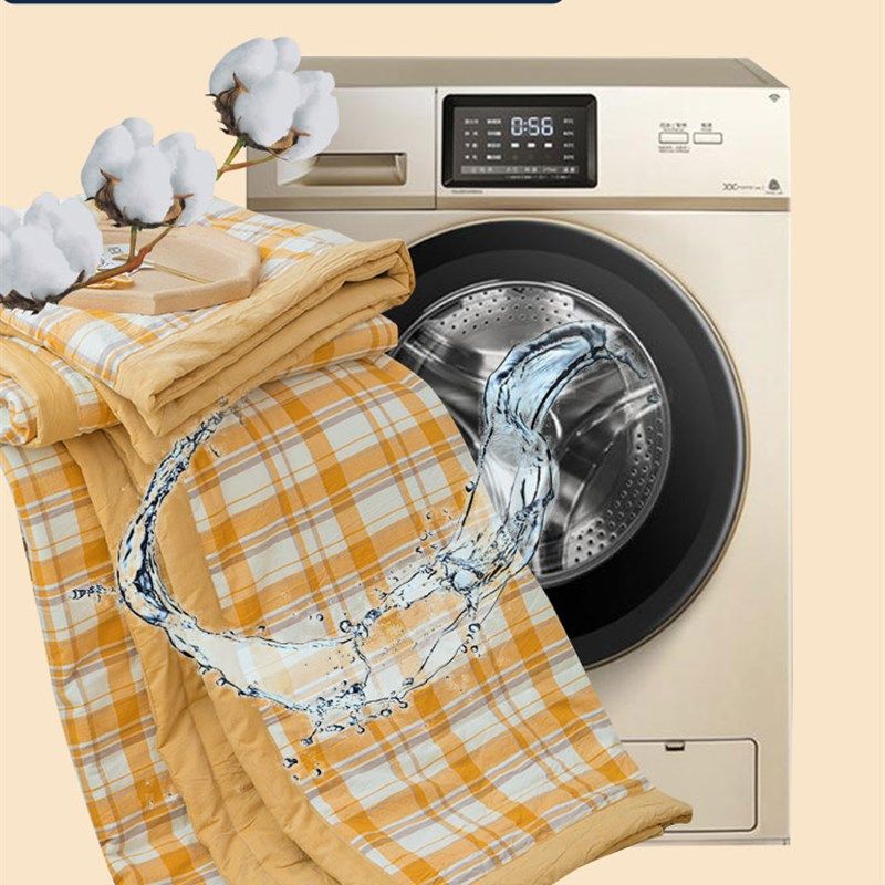 空调被夏季全棉花被薄款单双人春秋被子可水洗可机洗宿舍学生棉被,床上用品,棉花被,淘宝优惠券,粉丝福利购,淘宝优惠卷