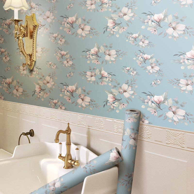 法式复古卫生间墙纸自粘浴室厕所瓷砖贴纸厨房墙面防水防潮壁纸,家居饰品,软装墙贴,淘宝优惠券,粉丝福利购,淘宝优惠卷