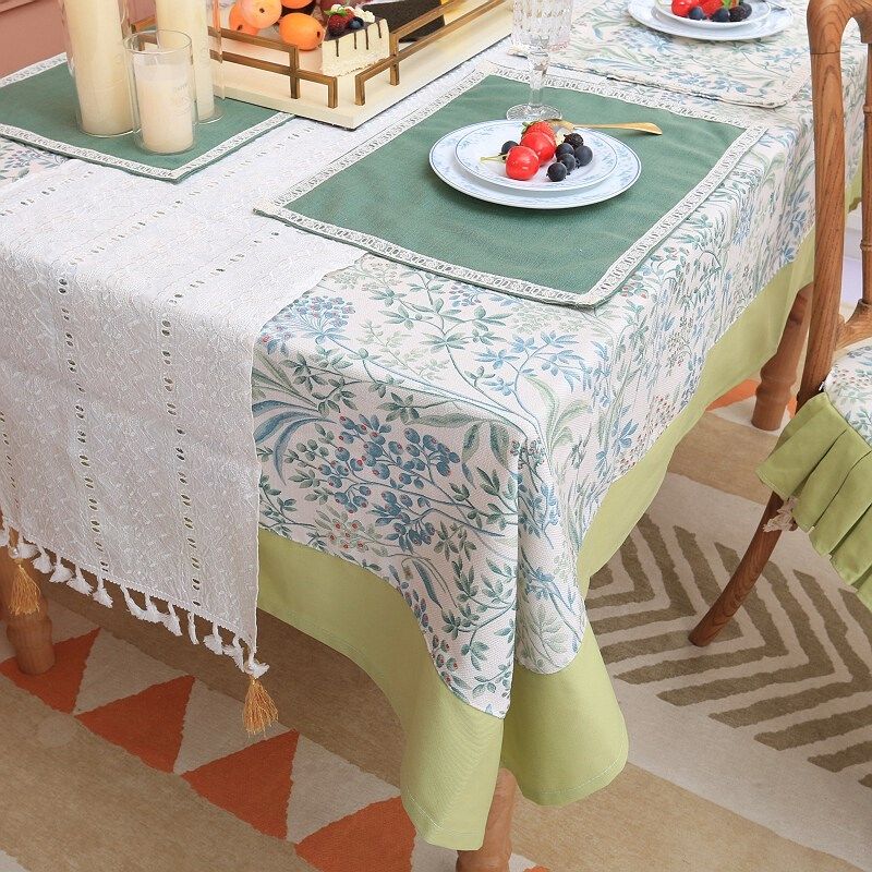 家饰软装搭配套装田园风格餐桌椅桌布坐垫餐垫桌旗餐厅一整套布艺,家居饰品,家饰软装搭配套装,淘宝优惠券,粉丝福利购,淘宝优惠卷