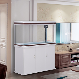 创海鱼缸客厅中型家用生态懒人免换水大型金鱼缸水族箱玻璃长方形