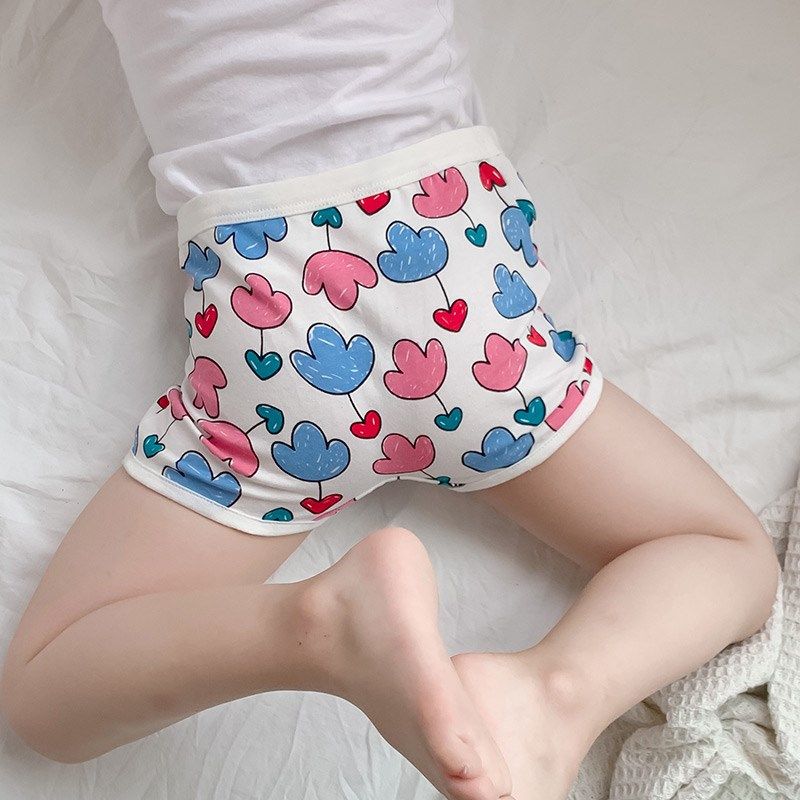 女童纯棉内裤三角平角潮款爱心格子插画花朵不夹PP小女孩可爱短裤,童装/婴儿装/亲子装,内裤,淘宝优惠券,粉丝福利购,淘宝优惠卷