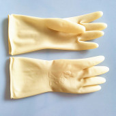 加厚粤龙乳胶牛筋橡胶手套洗衣洗碗胶皮防滑防水耐磨劳保工作塑胶