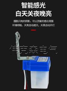 控制器自动路灯光控开关防雨 感应开关2 20V AS-10防水路灯