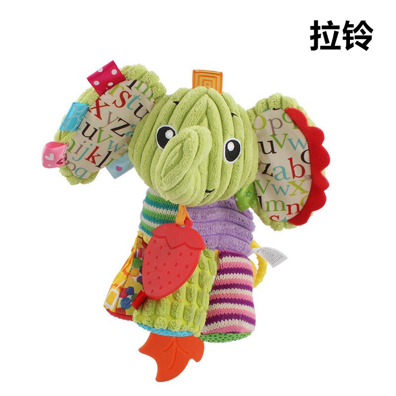 绿色大象八音盒拉铃小月龄宝宝玩具婴儿车床挂宝宝0-1岁早教