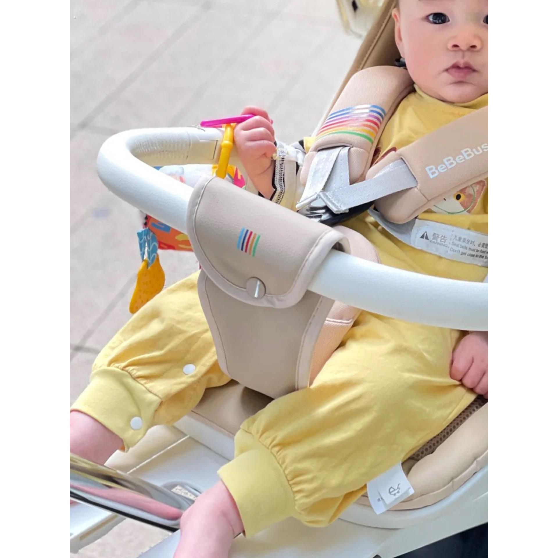 Bebebus婴儿车前十字带胯部保护器皮革胯部保护器艺术家步行神器M