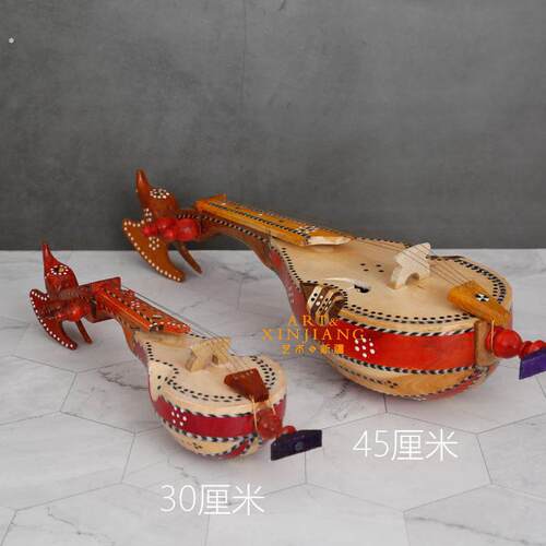 乐器胡西塔尔模型摆件家居摆设饭厅装纪念品手工艺品