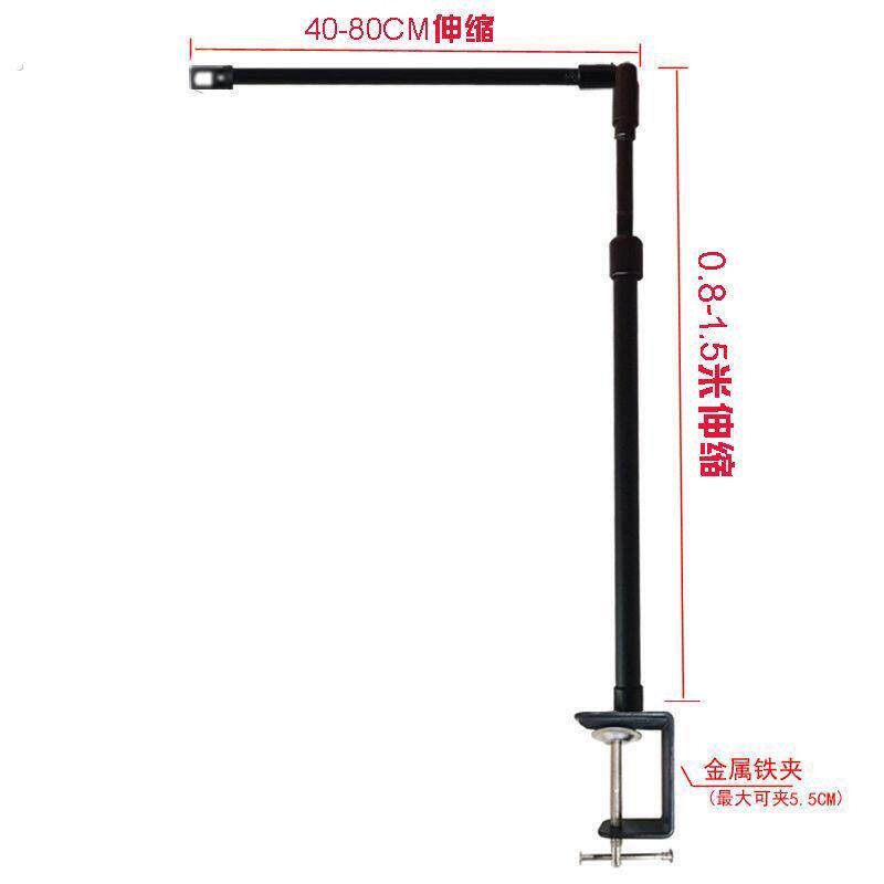 灯牌伸缩杆摆摊支架展示挂布户外应急灯杆横幅招牌广告夹桌面伸缩