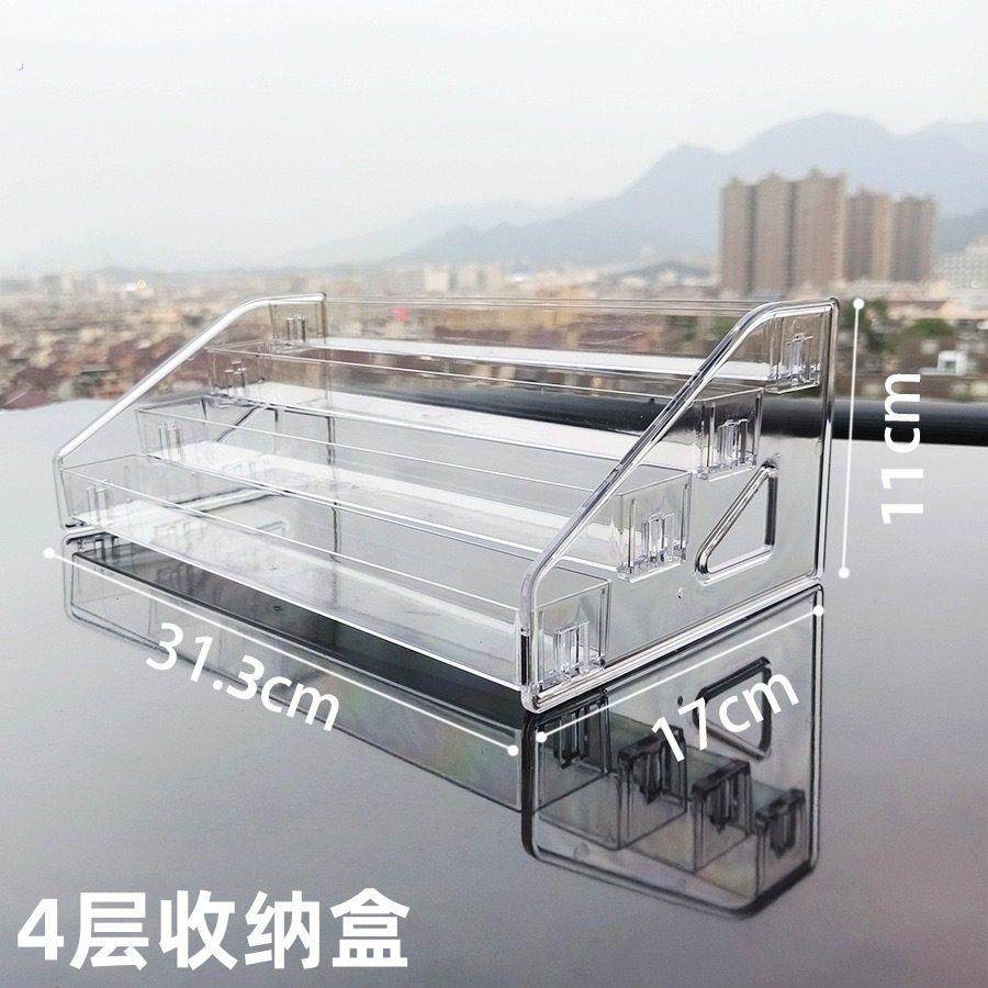 玩具车模展示盒透明模型收纳架1:24儿童小汽车收纳盒积木可叠展柜