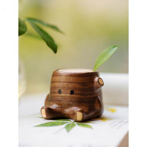 小树桩车载扩香器/创木工坊创意实木车载香薰桌面小香氛摆件礼物