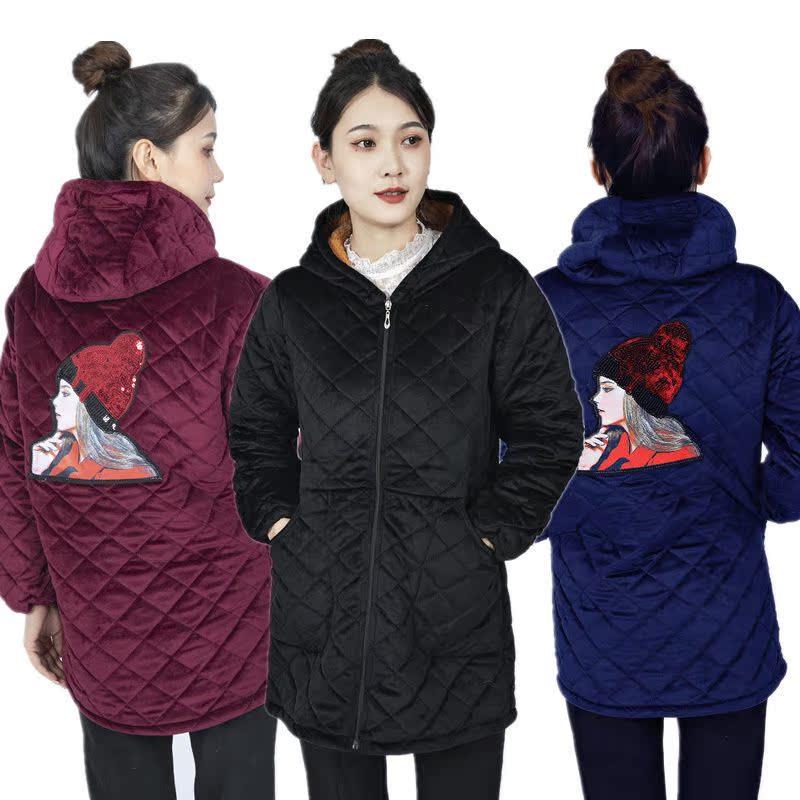 四川省省服加厚加绒罩衣矮个子特厚上衣外套超厚短款冬季棉服围裙