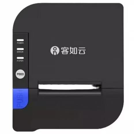 客如云80热敏打印机收银后厨房出单USB前台58小票据自动切纸餐饮