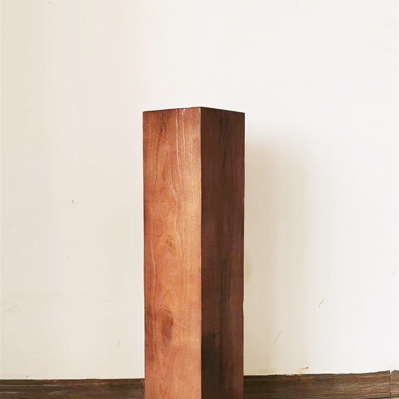原木墩底座侘寂风方形柱子雕塑民宿茶室客厅玄关用落地复古风摆件,家居饰品,装饰摆件,淘宝优惠券,粉丝福利购,淘宝优惠卷