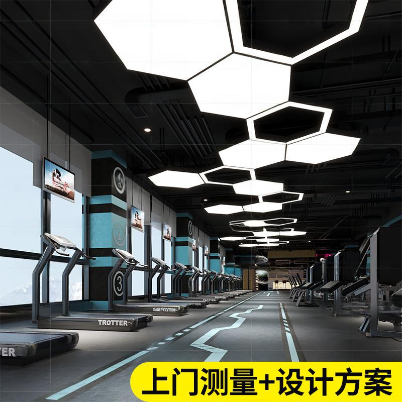 六边形吊灯led造型灯创意蜂巢办公室网咖健身房六角形工业风灯具