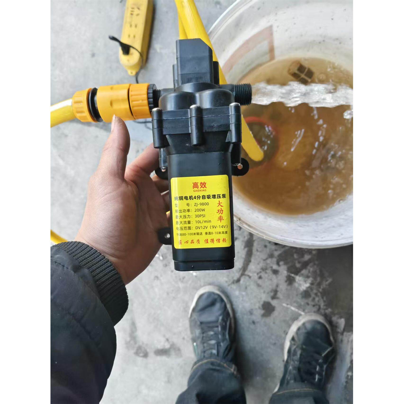 农用家用纯铜电机四分自吸大功率增压泵大流量水泵浇菜灌溉抽水机