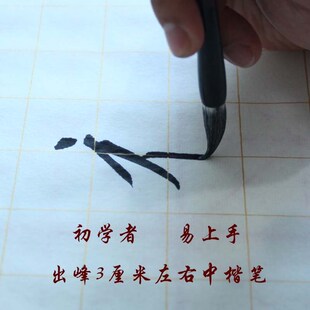 郭氏笔庄狼羊兼毫毛笔中楷 初学者 楷书行书欧楷颜体成人书法毛笔