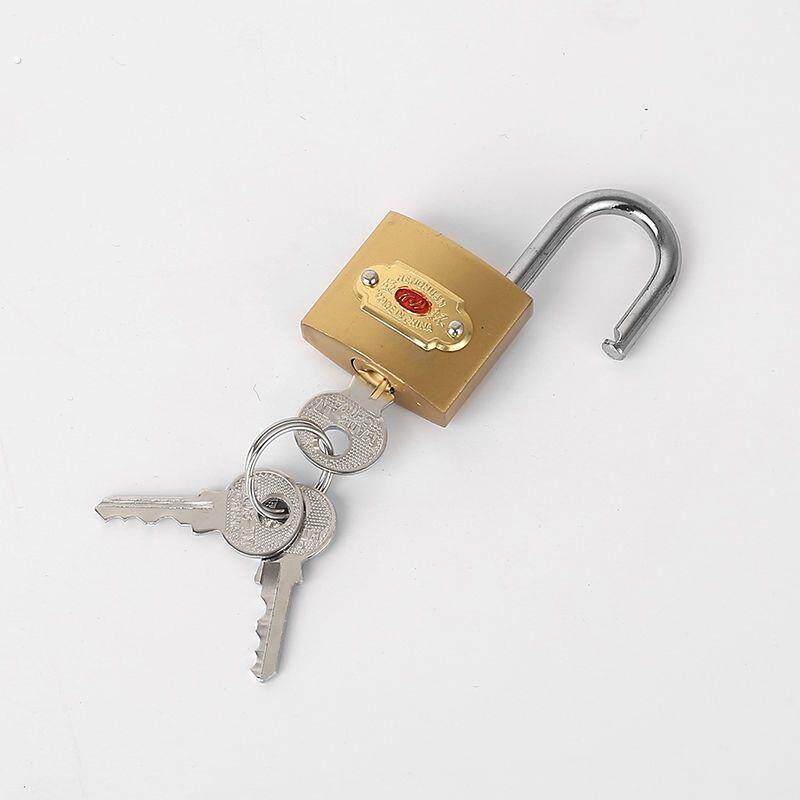 仿铜锁迷你锁子柜门锁具抽屉锁家用老式挂锁大门锁电箱宿舍防盗锁