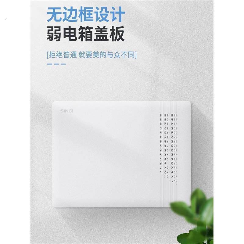 弱电箱盖板装饰遮挡塑料玻璃纤维薄盖子配电箱信息箱门板