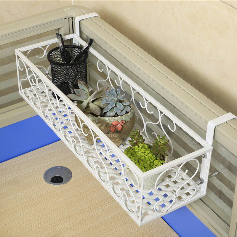 铁艺办公桌挂架置物架防盗窗台文具收纳盆栽架多肉植物承重小花架,住宅家具,花架/花几,淘宝优惠券,粉丝福利购,淘宝优惠卷