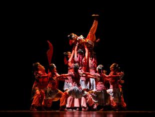 第十二届小荷风采演出服再现花木兰演出服中小学生舞蹈服表演服