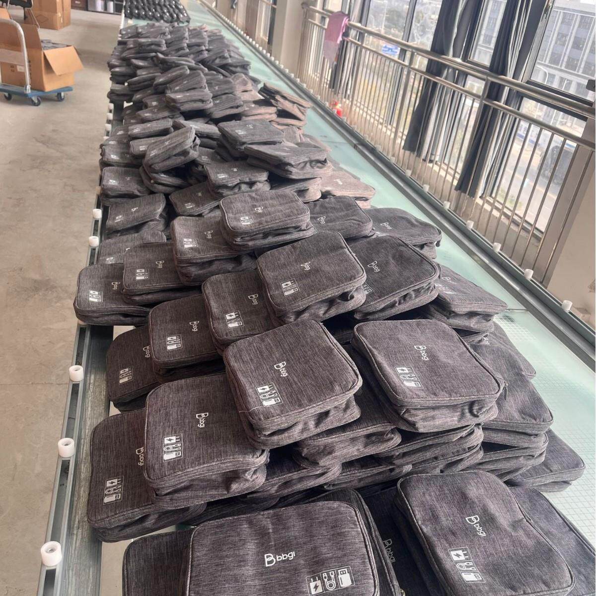 阳离子数码包数据线耳机收纳包100个起现货印刷免费设计旅行收纳
