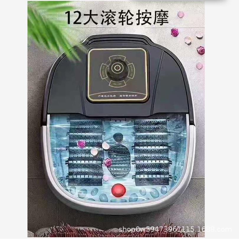 鼎泰洗脚盆全自动加热足浴盆按摩家用插电动足疗泡脚盆泡脚桶恒温