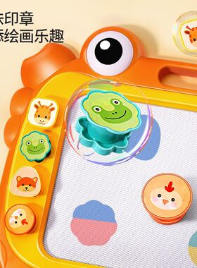 儿童画板家用幼儿磁性写字板一岁宝宝2涂鸦3磁力画画玩具画写板大