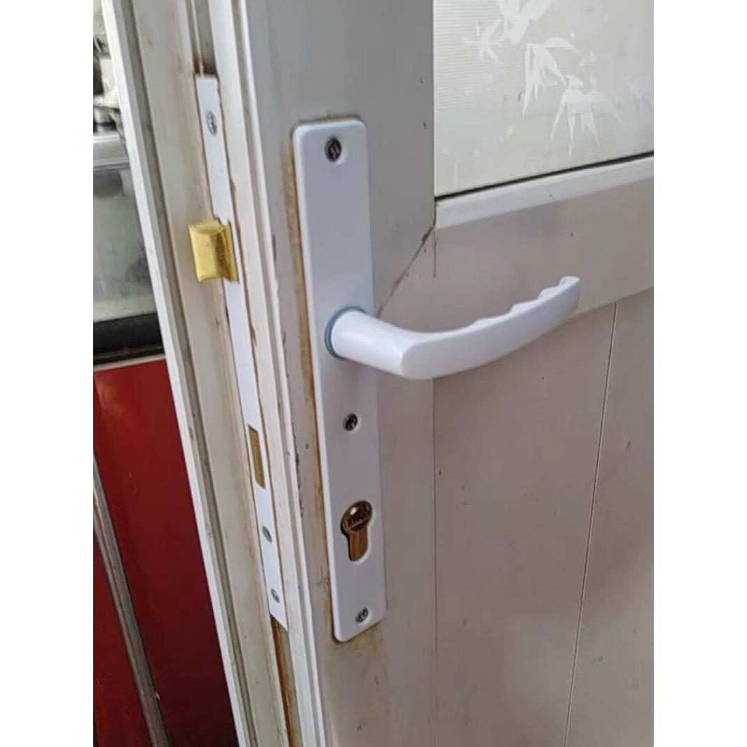 塑钢门窗插芯老式平开门执手锁锁具配件塑钢门把手长把手锁执手