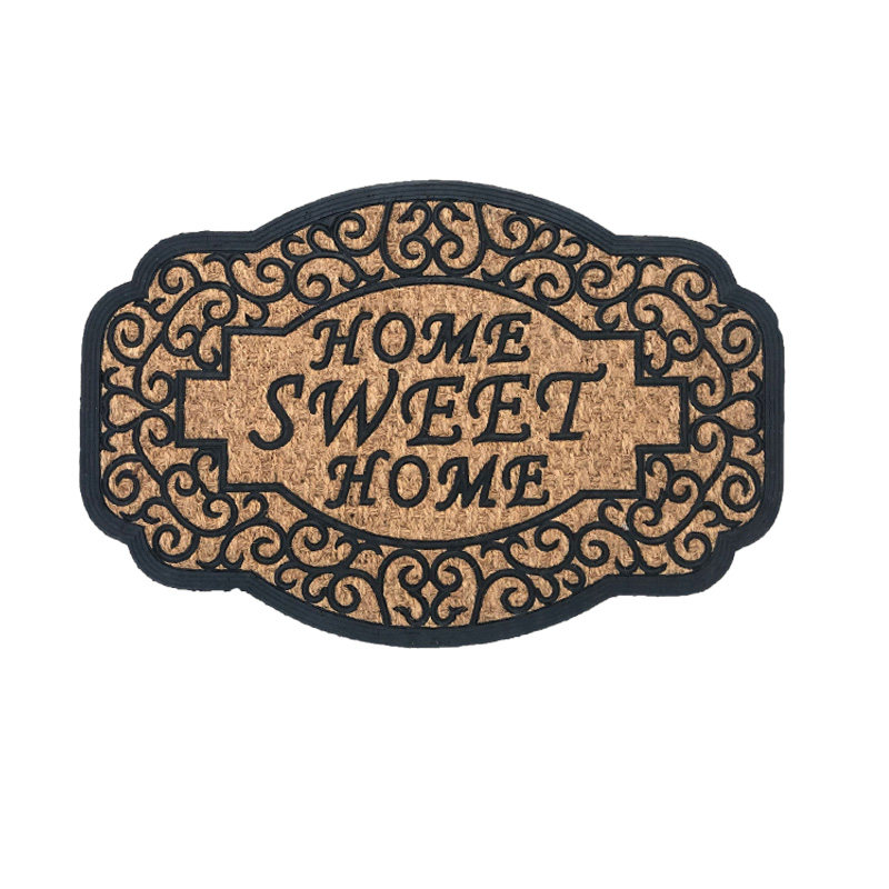 半圆欧式橡胶椰棕进门地垫别墅脚垫门厅门垫防滑门口蹭土入户地垫,居家布艺,家用脚垫,淘宝优惠券,粉丝福利购,淘宝优惠卷