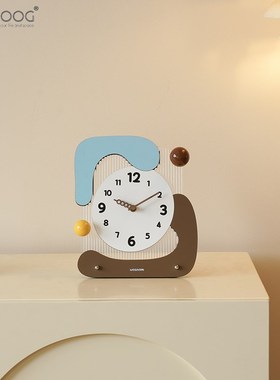 EMITDOOG相框摆件软装家居客厅入户玄关装饰时钟卧室高级感礼品