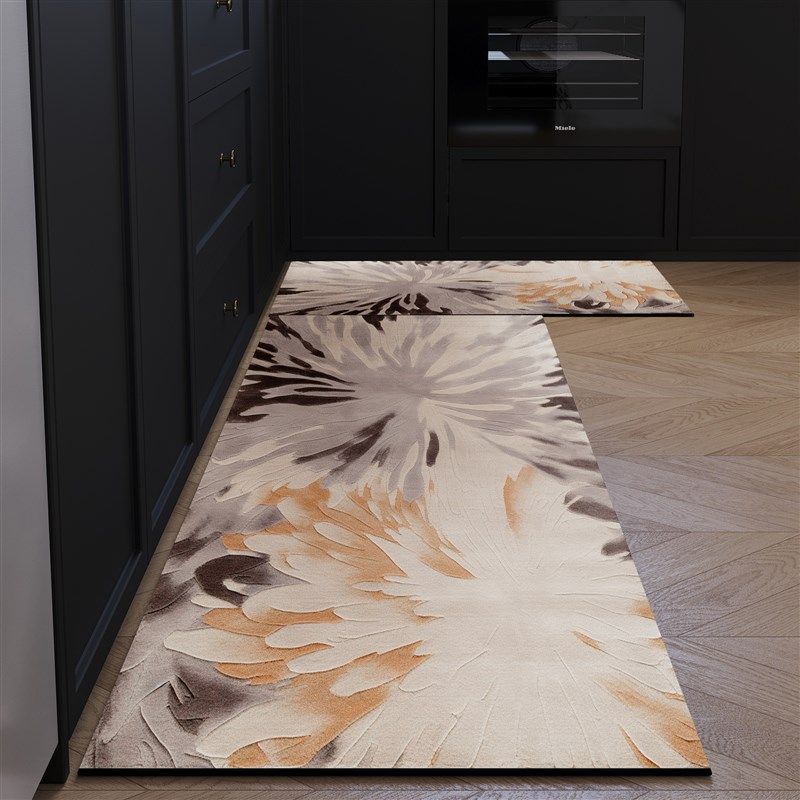 高端长条厨房地垫防油可擦免洗吸水地毯防滑脚垫防水垫子门口家用,居家布艺,厨房地垫,淘宝优惠券,粉丝福利购,淘宝优惠卷