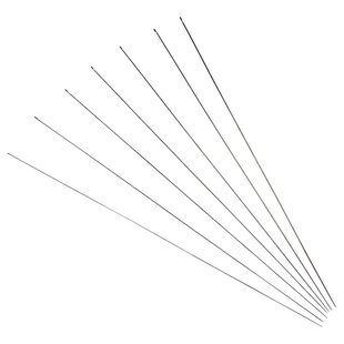 串珠针侧开口穿线穿绳神器水晶珍珠穿珠子的钢丝引线手工不锈钢针