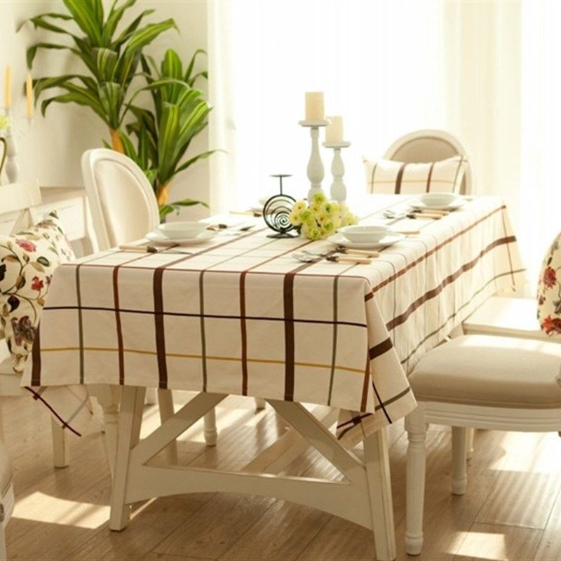 包邮欧若拉餐桌布艺咖啡格子桌布咖啡厅桌布西餐厅台布椅垫可定做,居家布艺,桌布,淘宝优惠券,粉丝福利购,淘宝优惠卷