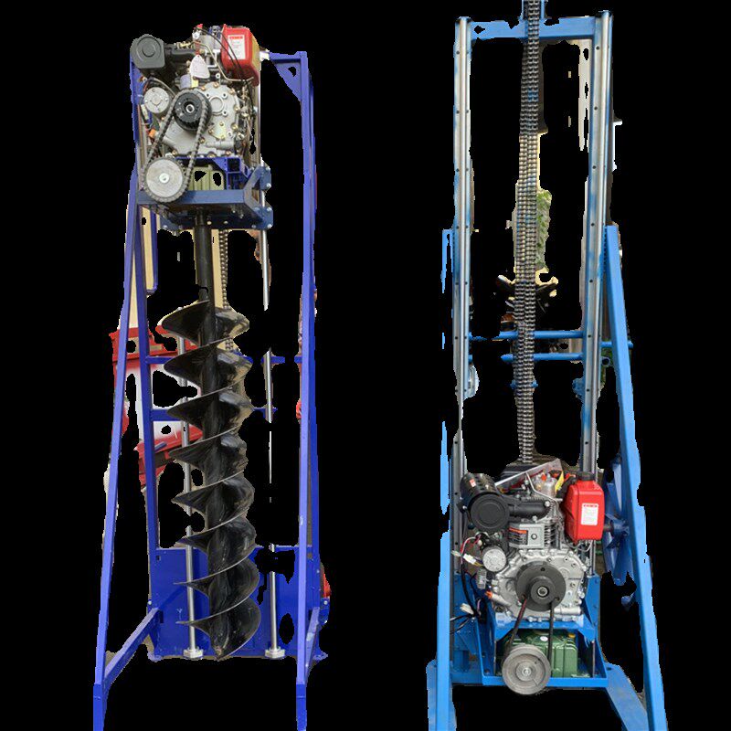 山地光伏灌桩钻孔机栽电杆打洞机地基加固钻眼机柴油拧地螺旋钻机,农机/农具/农膜,挖坑机,淘宝优惠券,粉丝福利购,淘宝优惠卷