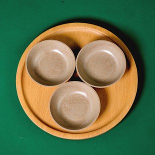 稻壳酱料碟可降解一次性餐具醋碟凉菜碟小碟子酱油碟小菜味碟加厚