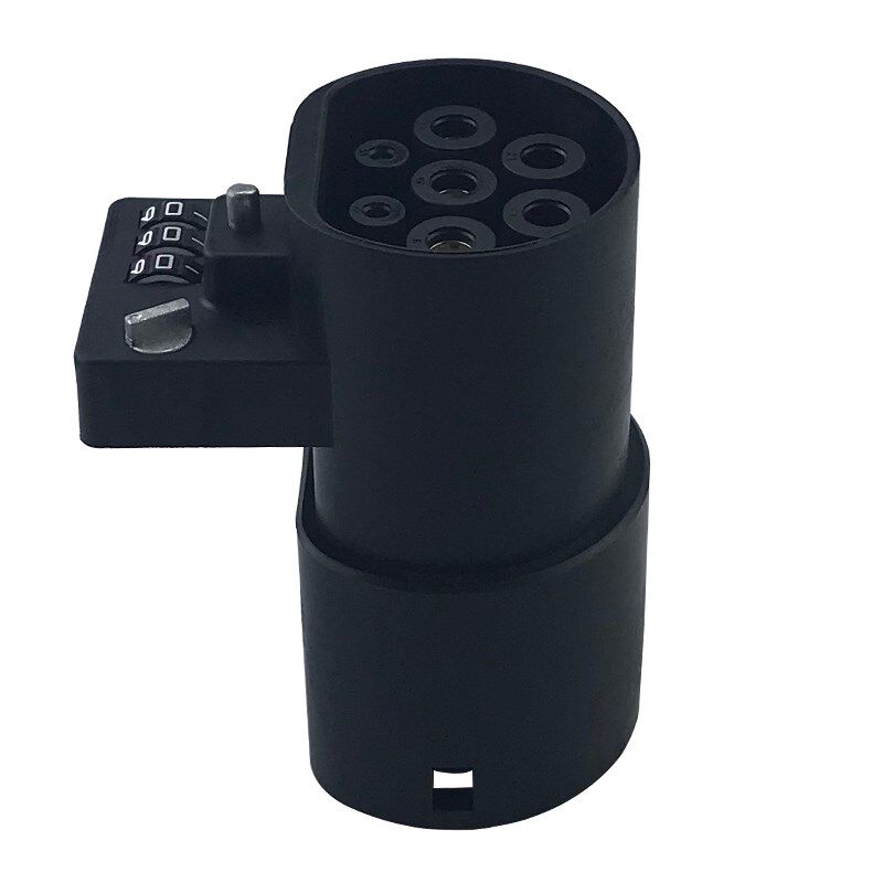 交流充电桩延长接头双母转换器北汽新能源公转母汽车双头转接插头