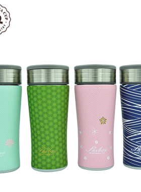 香港世宝 陶瓷保温杯骨瓷内胆不锈钢真空带提环泡茶水杯创意礼品