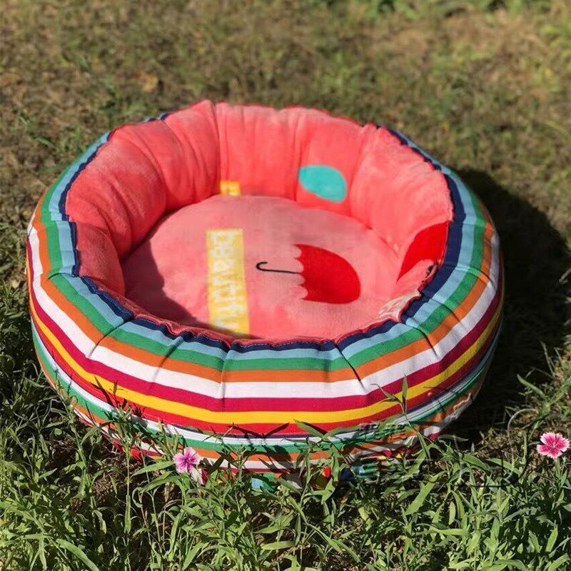 手工宠物用品圆形窝冬季保暖猫窝毛绒加厚可拆洗狗垫子,宠物/宠物食品及用品,猫窝/屋/帐篷/沙发,淘宝优惠券,粉丝福利购,淘宝优惠卷