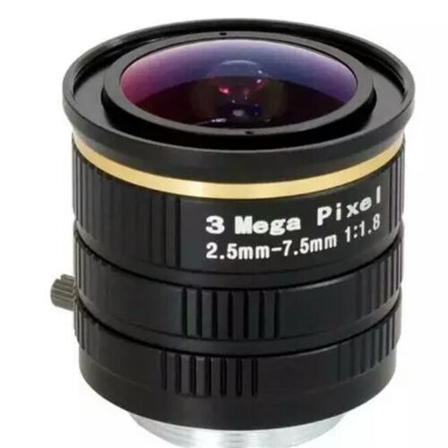 超广角 全幅小变焦高清300万CS接口/2.5-7.5mm工业检测镜头3D扫描