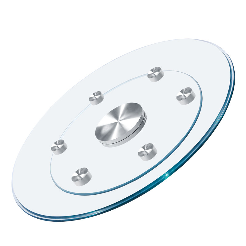 圆桌转盘家用餐桌圆盘酒店餐厅饭桌旋转台面钢化玻璃圆桌面带转盘,住宅家具,玻璃餐桌,淘宝优惠券,粉丝福利购,淘宝优惠卷