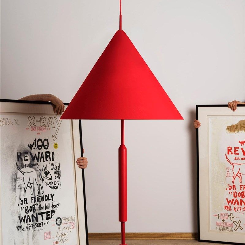 後现代蓝色红色铁艺伞形吊灯吧台饭厅斗笠喇叭艺术气氛灯具定制,家装灯饰光源,客厅吊灯,淘宝优惠券,粉丝福利购,淘宝优惠卷