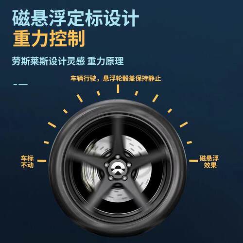 适用蔚来轮毂盖无损安装原车开模专车运动轮毂装饰盖悬浮轮毂盖