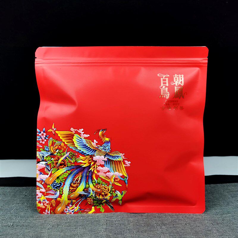 彩印加厚357g通用茶饼包装袋普洱白茶礼品袋铝箔储存防潮自封袋